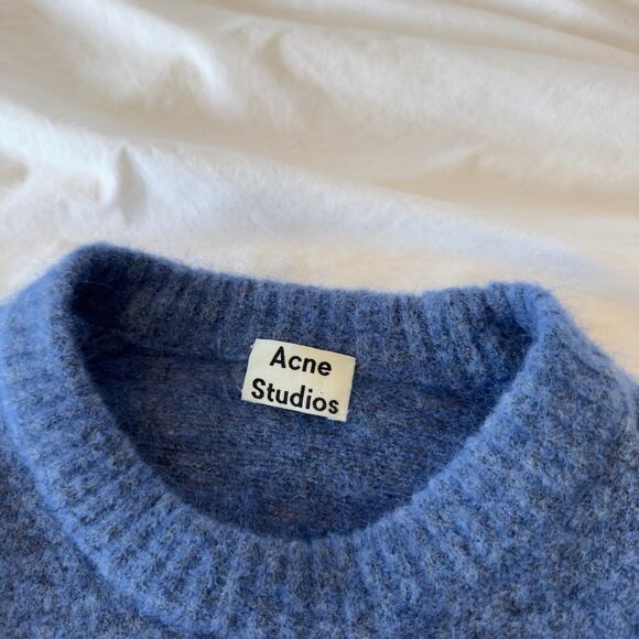 ACNE STUDIOS Albah Mohair Striped Oversized Sweater Size XS - Picture 4 of 6